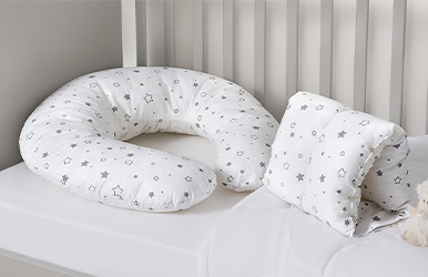 Adjustable Nursing Pillow Pillow Beyaz/Gri
