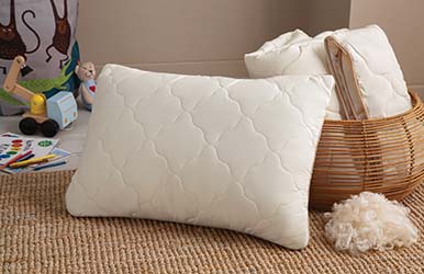 Superwashed Wool Baby Pillow 