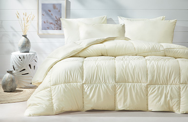 Macaron Quilt&Pillow Set Sarı